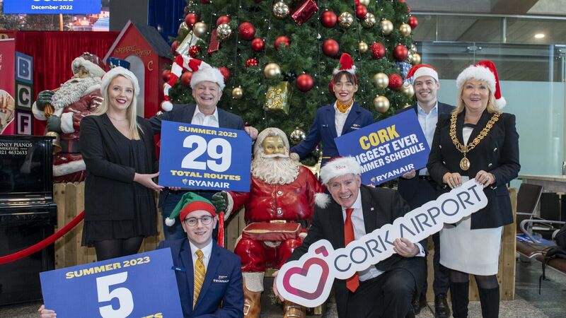 Ryanair announces biggest ever summer schedule from Cork Airport