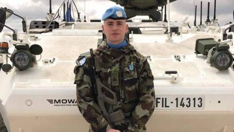 Private Seán Rooney who was killed on active service in Lebanon.