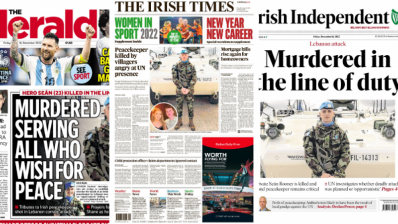 What the papers say: Friday's front pages What the papers say: Friday's front pages