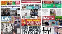 What the papers say: Sunday's front pages