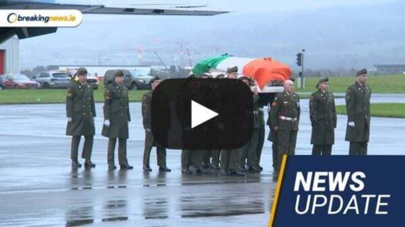 Video: Pte Seán Rooney's remains repatriated; Twitter polls tells Musk to stand down Video: Pte Seán Rooney's remains repatriated; Twitter polls tells Musk to stand down