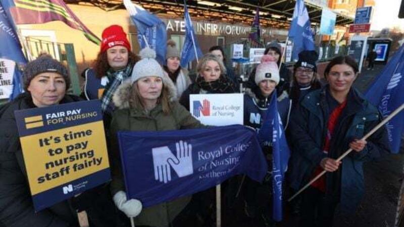 Hundreds of appointments hit as nurses take to picket lines in Northern Ireland Hundreds of appointments hit as nurses take to picket lines in Northern Ireland
