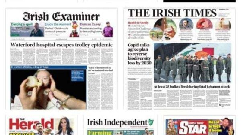 What the papers say: Tuesday's front pages