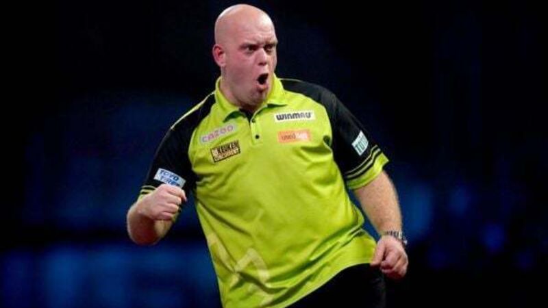 Michael van Gerwen up and running at Alexandra Palace Michael van Gerwen up and running at Alexandra Palace