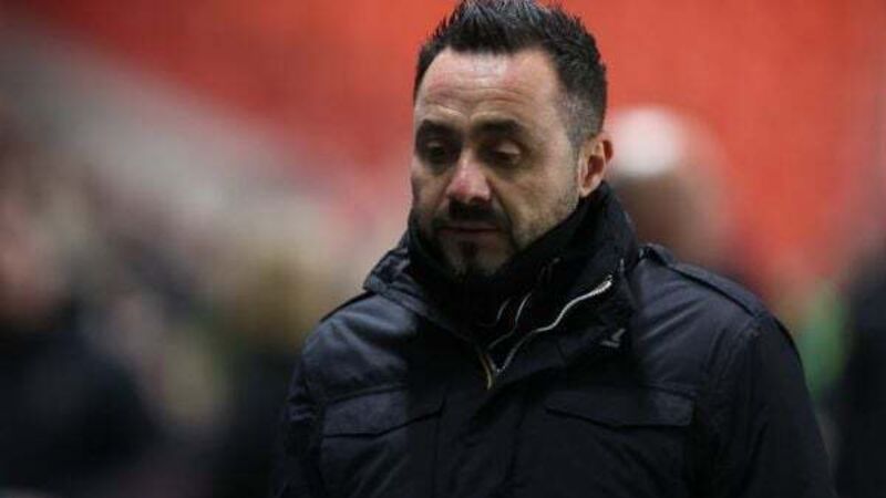 Roberto De Zerbi says sorry to Brighton fans after shock Carabao Cup exit