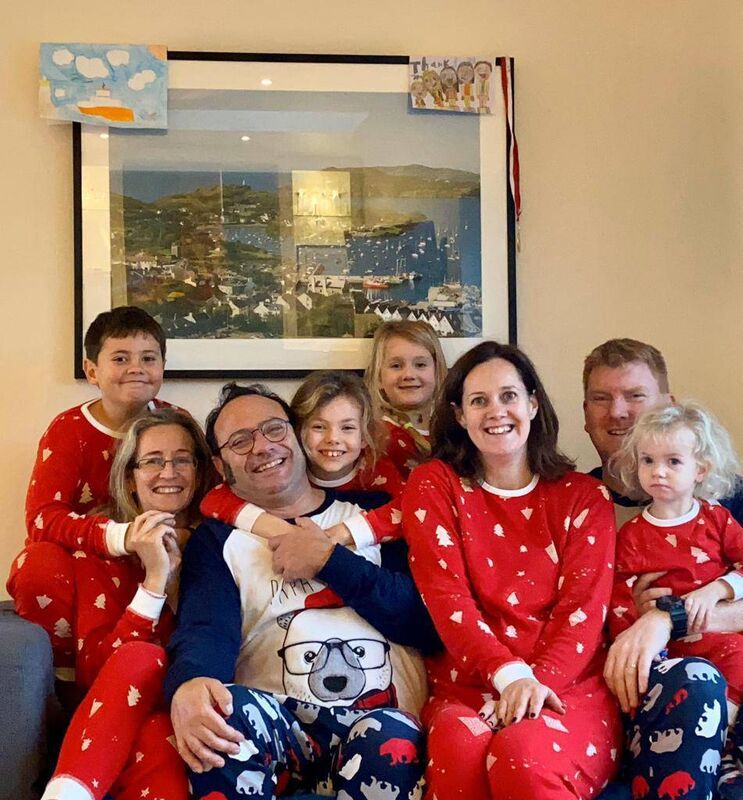 Hazel Darrer, from Crosshaven, who lives in Spain, pictured on a visit home with the Cottrell family in Baltimore, County Cork.