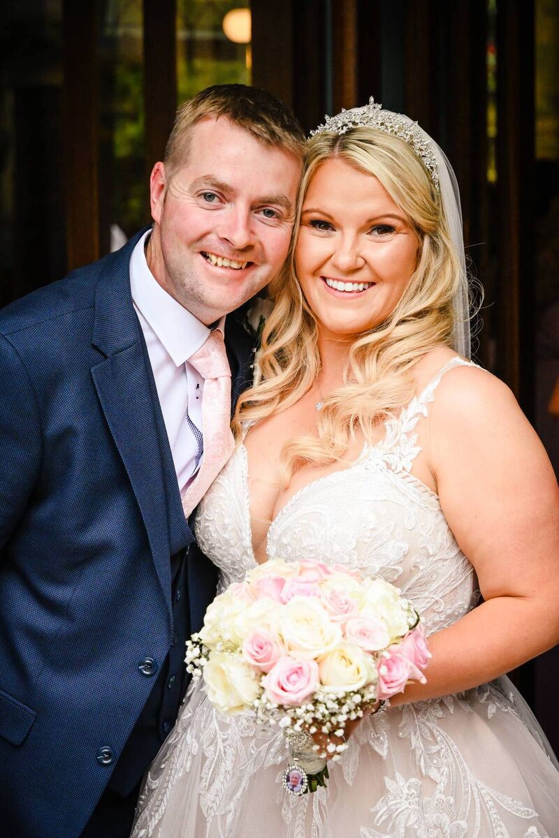 The couple met at their friend's 30th birthday. The couple met at their friend's 30th birthday.