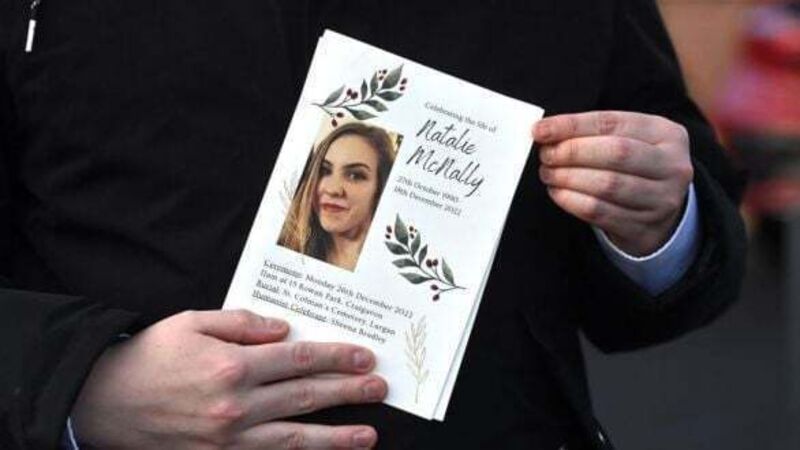 Crowds gather in Co Armagh for funeral of murder victim Natalie McNally Crowds gather in Co Armagh for funeral of murder victim Natalie McNally