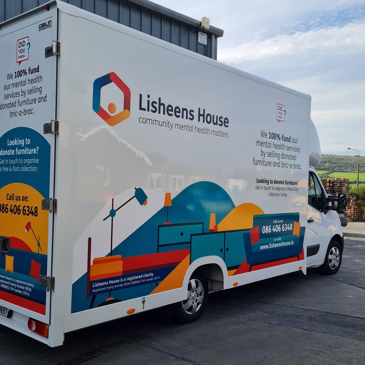 The Lisheens House furniture donation collections van which has become a regular sight throughout Cork city and county.