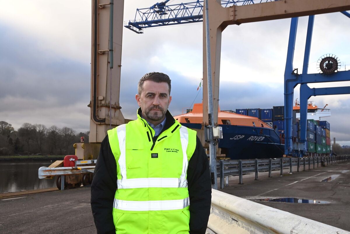 Conor Mowlds, chief commercial officer, Port of Cork, at Tivoli docks. Picture: Denis Minihane.