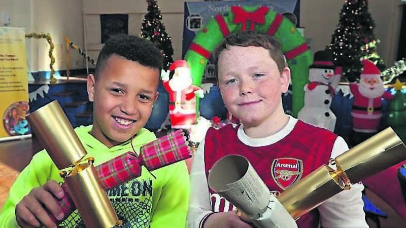 Pictures: Pupils tuck into Christmas dinner at Scoil Mhuire Fatima Pictures: Pupils tuck into Christmas dinner at Scoil Mhuire Fatima