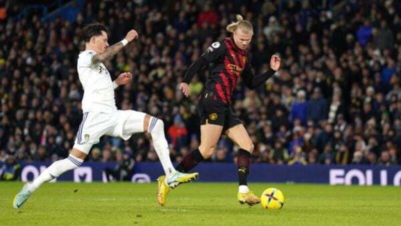 Haaland scores double as Man City beat Leeds 3-1 Haaland scores double as Man City beat Leeds 3-1