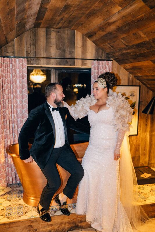 They had their reception at Glasson Lake House.