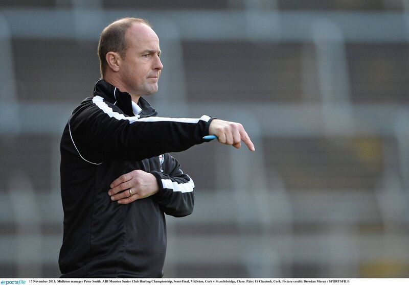 Midleton were led to the 2013 county by Peter Smith. Picture: Brendan Moran/SPORTSFILE Midleton were led to the 2013 county by Peter Smith. Picture: Brendan Moran/SPORTSFILE