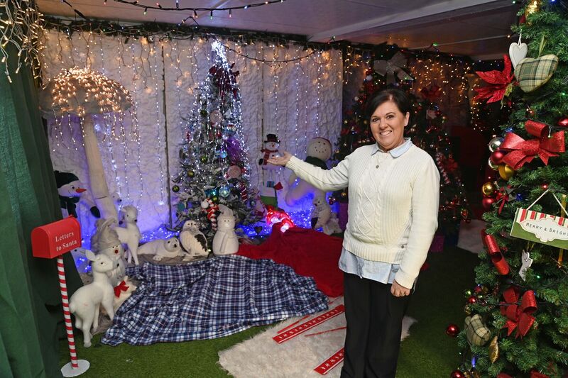 Karen O'Mahony, CEO and co-founder, Rainbow Club Cork, at the Santa Experience at Mahon Community Centre, Cork. Picture Denis Minihane.