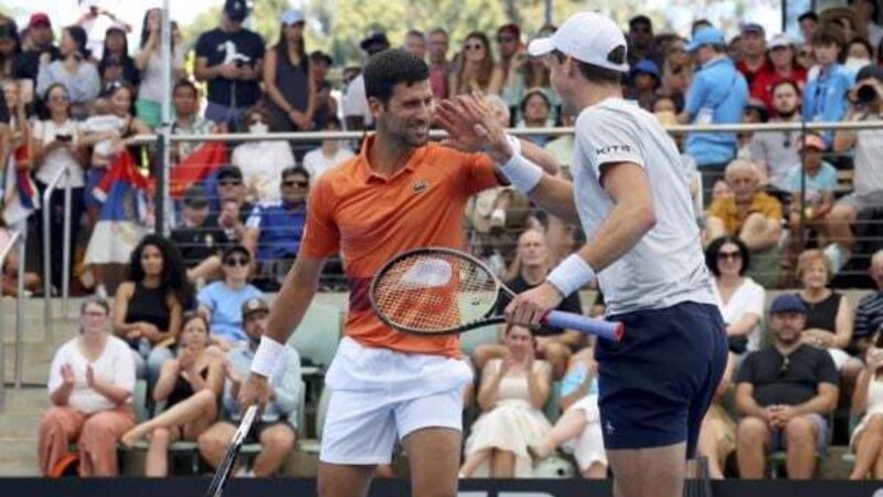 Novak Djokovic given warm welcome back to Australia in doubles defeat