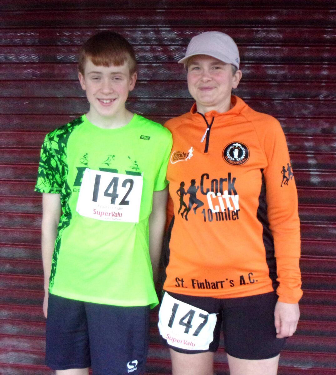  Aaron Daly and his mum Patricia pictured at the Togher 5km. Picture: John Walshe 