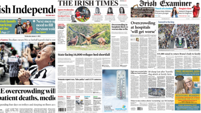 What the papers say: Wednesday's front pages