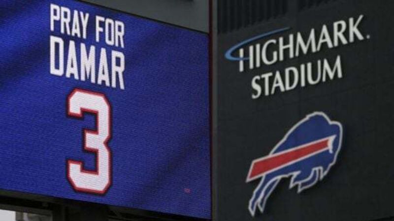 Damar Hamlin showing ‘remarkable improvement’ after suffering cardiac arrest