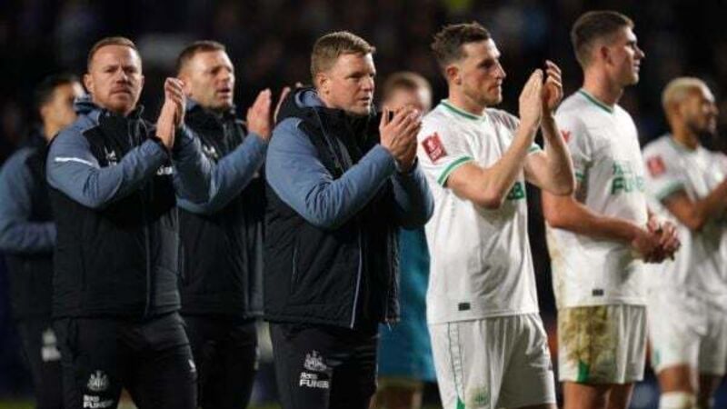Eddie Howe rues Newcastle’s squad depth after shock exit to Sheffield Wednesday