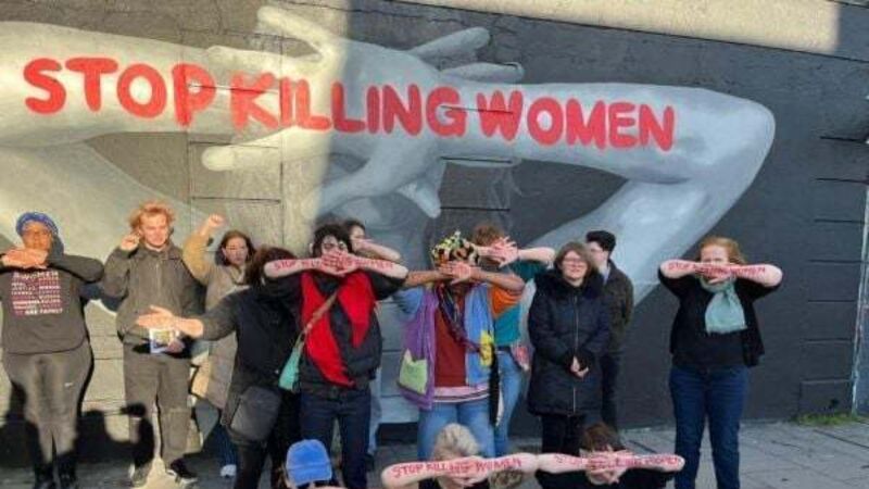 Demonstration against gender violence held in Dublin Demonstration against gender violence held in Dublin