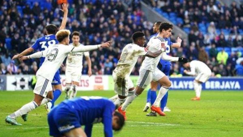 Teenager Sonny Perkins saves Leeds with dramatic late equaliser at Cardiff Teenager Sonny Perkins saves Leeds with dramatic late equaliser at Cardiff