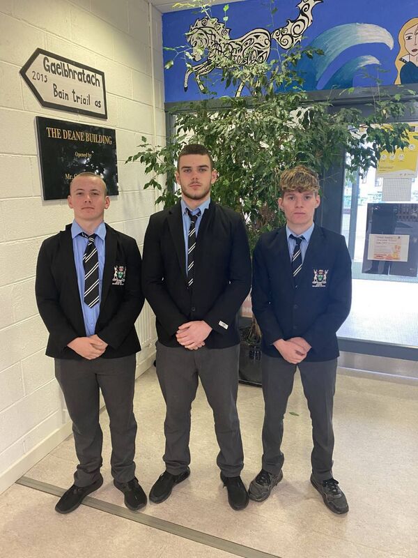 Students from Bandon Grammar, who will be taking part in the BT Young Scientist this year.