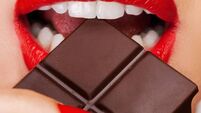 Indulging in a sweet affair with chocolate.