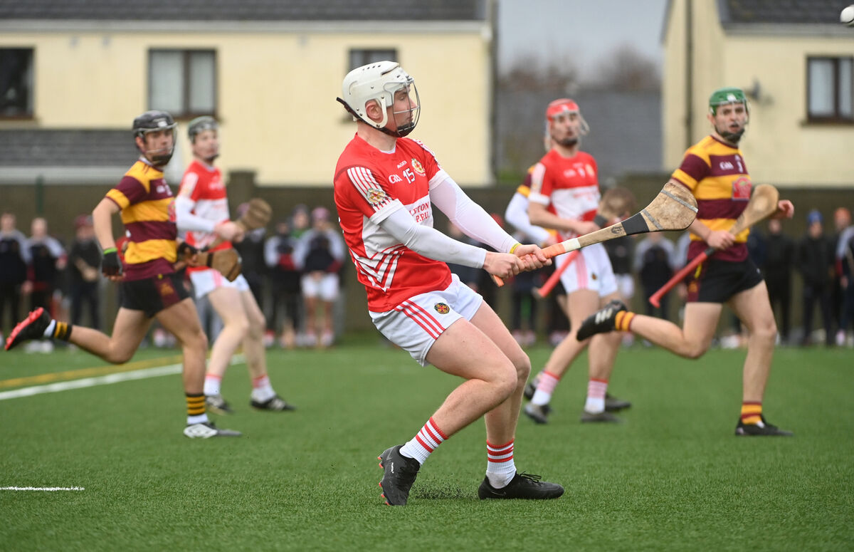 James O'Brien (Cloyne) clears his lines. Picture: Larry Cummins