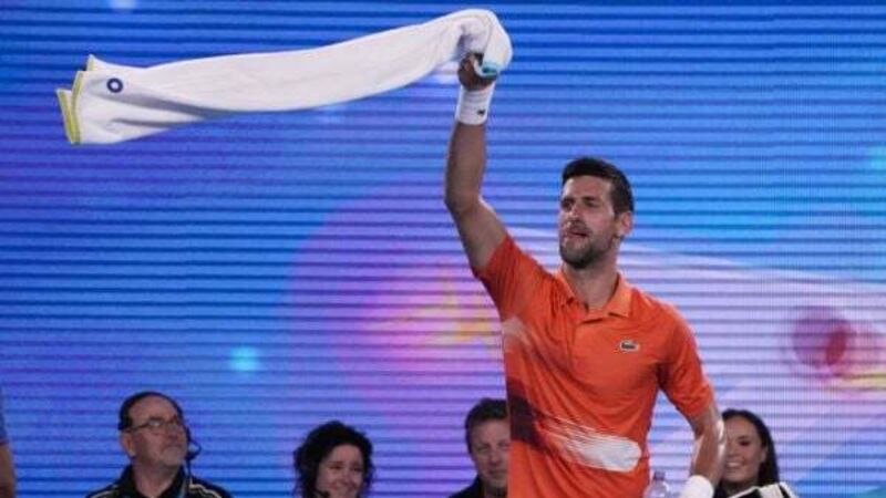 Novak Djokovic receives rapturous welcome in practice against Nick Kyrgios