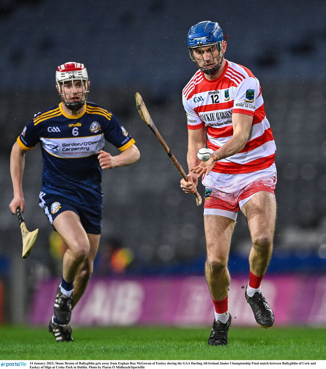 Shane Beston of Ballygiblin about to take a short in the All-Ireland final. Piaras Ó Mídheach/Sportsfile Shane Beston of Ballygiblin about to take a short in the All-Ireland final. Piaras Ó Mídheach/Sportsfile