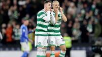 Daizen Maeda and Giorgos Giakoumakis on target as Celtic reach Viaplay Cup final