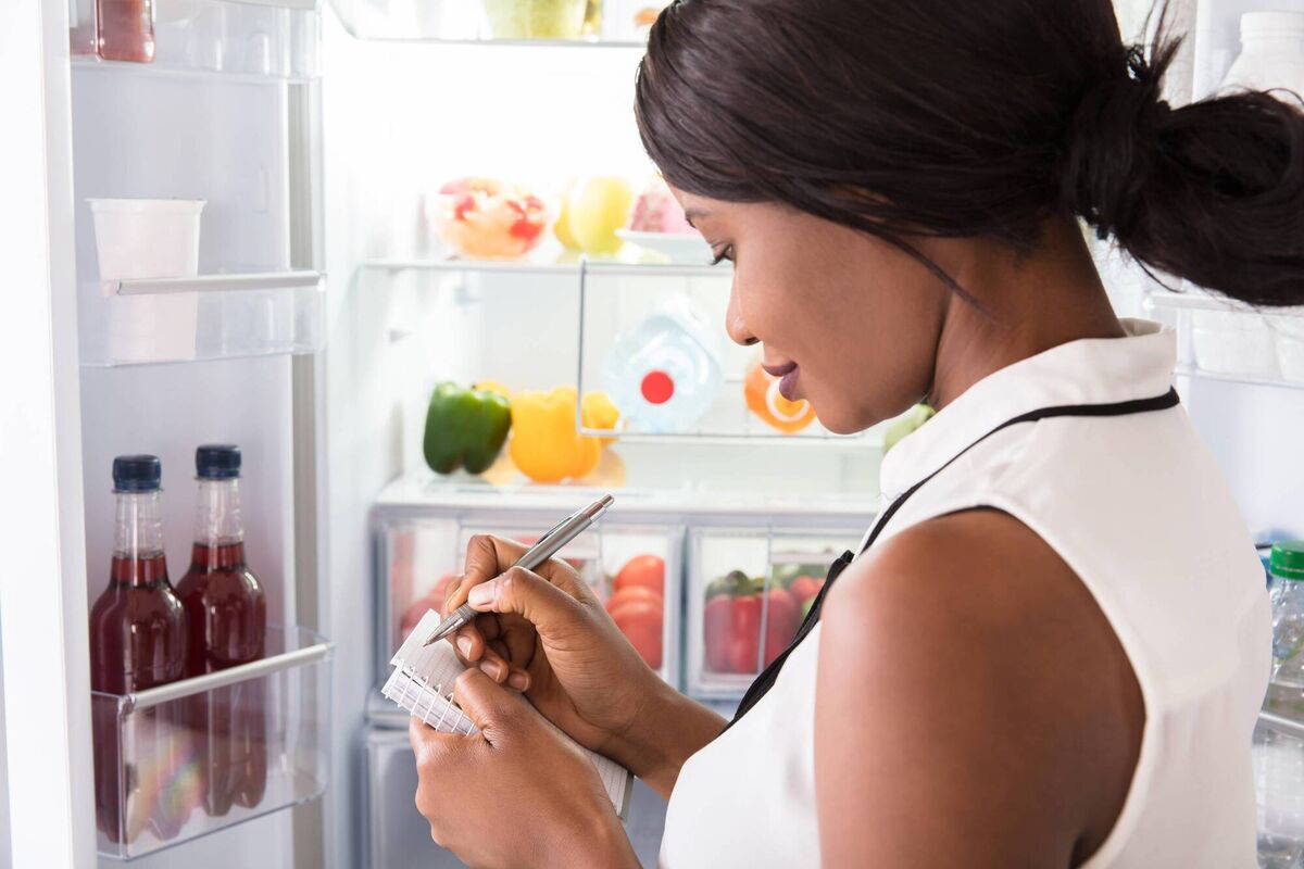 Check your cupboards and fridge before you go shopping and know exactly what is in the house.