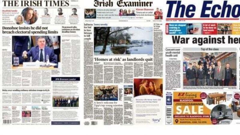 What the papers say: Tuesday's front pages