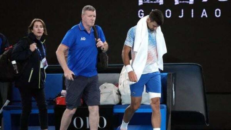 Novak Djokovic limps into round three in Melbourne as injury worries remain Novak Djokovic limps into round three in Melbourne as injury worries remain