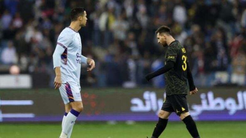 Ronaldo and Messi roll back the years in nine-goal friendly match thriller Ronaldo and Messi roll back the years in nine-goal friendly match thriller