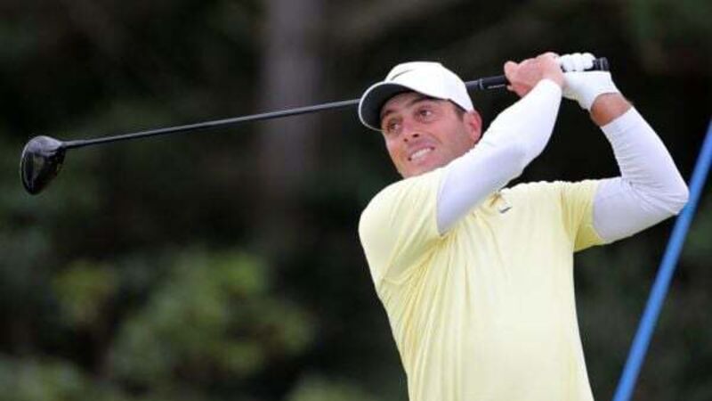 Francesco Molinari rediscovers form to claim share of lead in Abu Dhabi