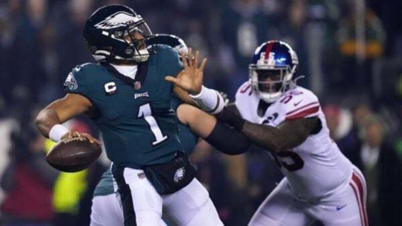 Philadelphia Eagles crush New York Giants to move within one game of Super Bowl