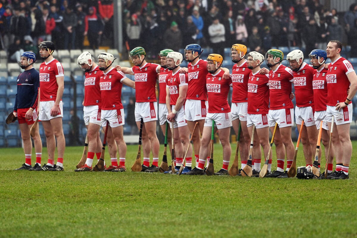 The Cork team who started against Tipperary in the Co-Op Superstores Munster SHL final at Pairc Ui Rinn. Picture: Eddie O'Hare The Cork team who started against Tipperary in the Co-Op Superstores Munster SHL final at Pairc Ui Rinn. Picture: Eddie O'Hare
