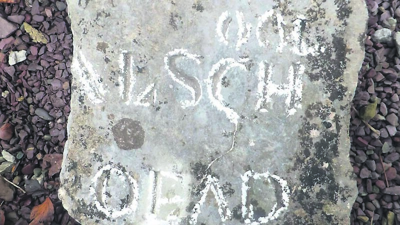 A small stone on my Cork farm that tells a lot about local history