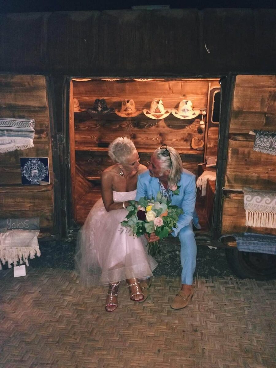 Chris and Janet Keating on their wedding day. The couple feature in this week's edition of How I Met My Partner Chris and Janet Keating on their wedding day. The couple feature in this week's edition of How I Met My Partner