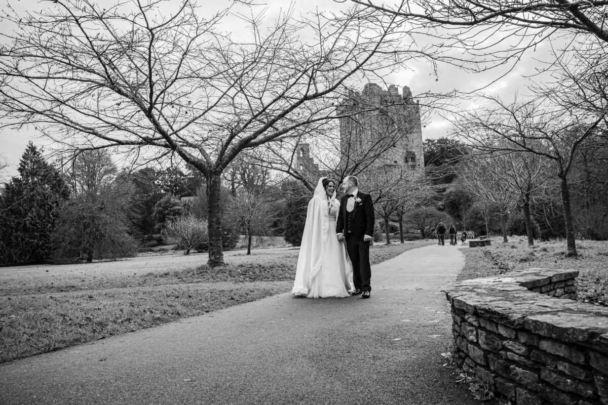 Hand in hand as Mr and Mrs.