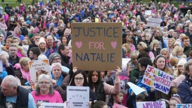Violence against women scourge on society, Natalie McNally's brother tells rally