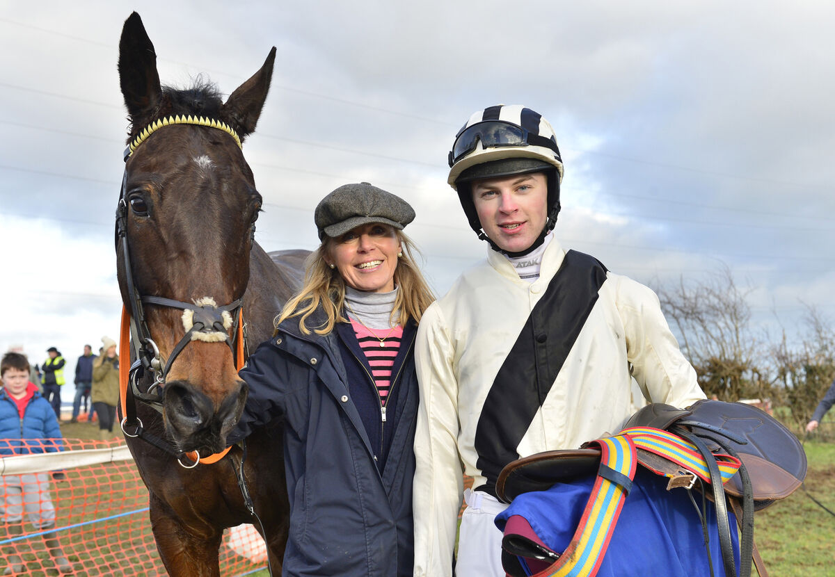 Jockey Dan Hyde rode his first winner aboard Focus Point. Picture: Healy Racing Jockey Dan Hyde rode his first winner aboard Focus Point. Picture: Healy Racing