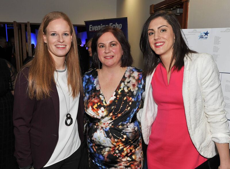 Mary White, Susan and Jessica Scannell, at the awards. Picture: David Keane.