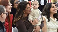 Nick Jonas and Priyanka Chopra’s young daughter makes first public appearance