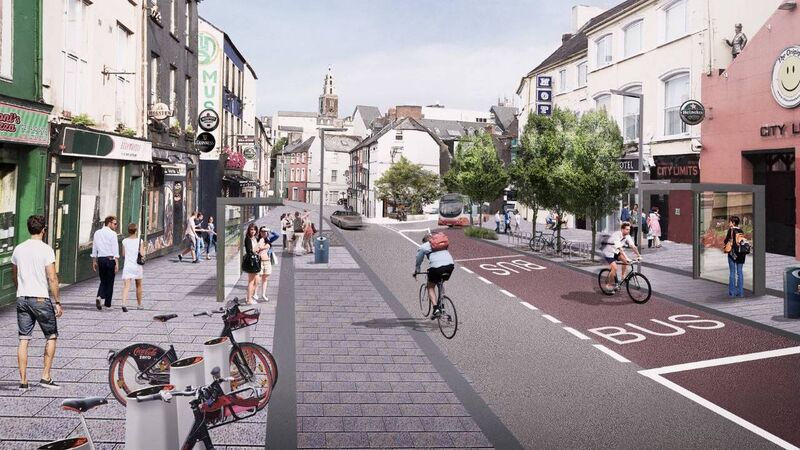WATCH: Street in Cork City closes to traffic to facilitate works on public transport improvement scheme