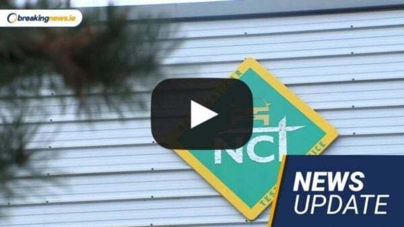 Video: NCT backlogs grow; gardaí appeal to taxi driver to help identify Finglas suspects
