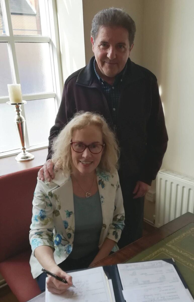 Eithne Buckley with her partner Daniel McIntyre who feature in this week's How I Met My Partner.