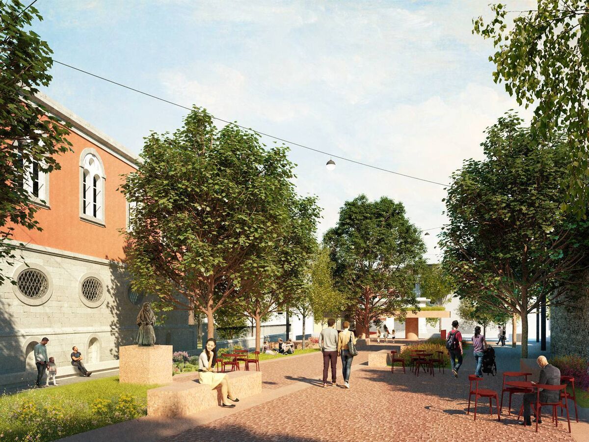 The redevelopment of Bishop Lucey Park is a key part of Cork City Council’s City Centre Strategy. 